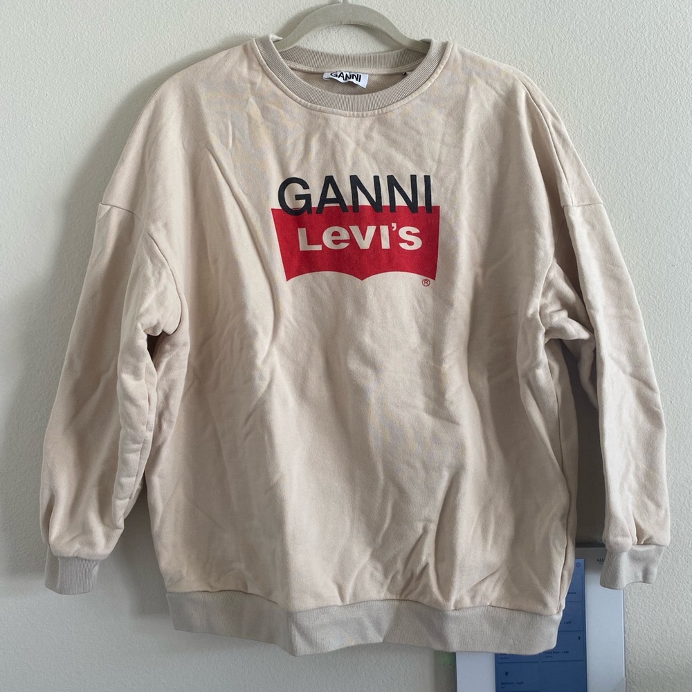 Ganni x Levi’s Snap Back Sweatshirt
